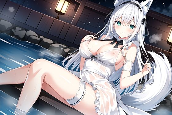 サンプル画像2:しろきつね R-18 CG集 vol.5 / メイド狐のご奉仕 （111枚）(AngelAkiha) [d_251071]