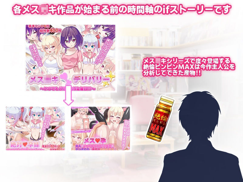 サンプル画像1:メス○キ〇デリバリー1＆2完全版(ファンタスティック☆猫侍) [d_251329]