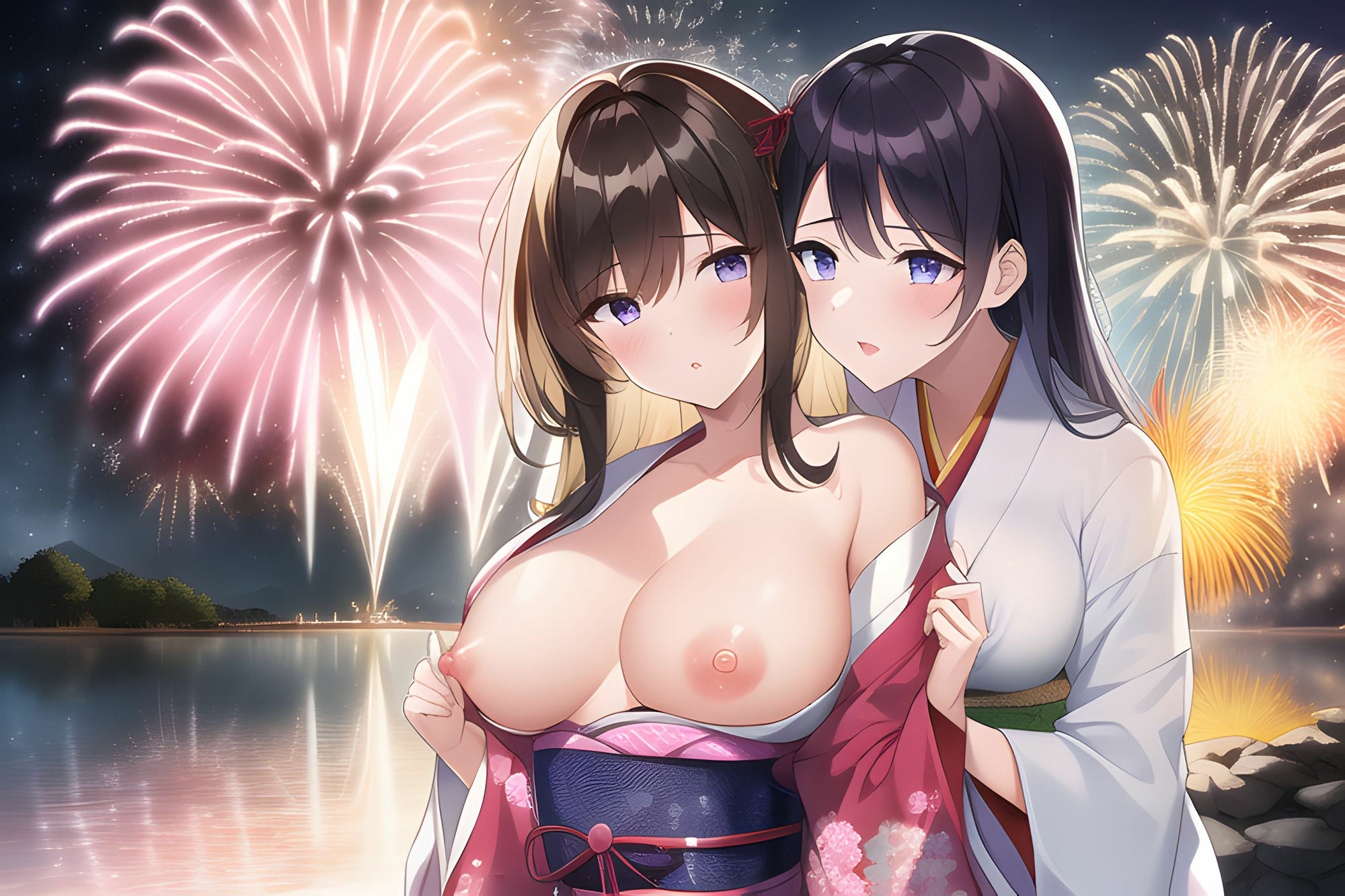 サンプル画像5:百合花火(AIのグラビアギャル図鑑) [d_251603]