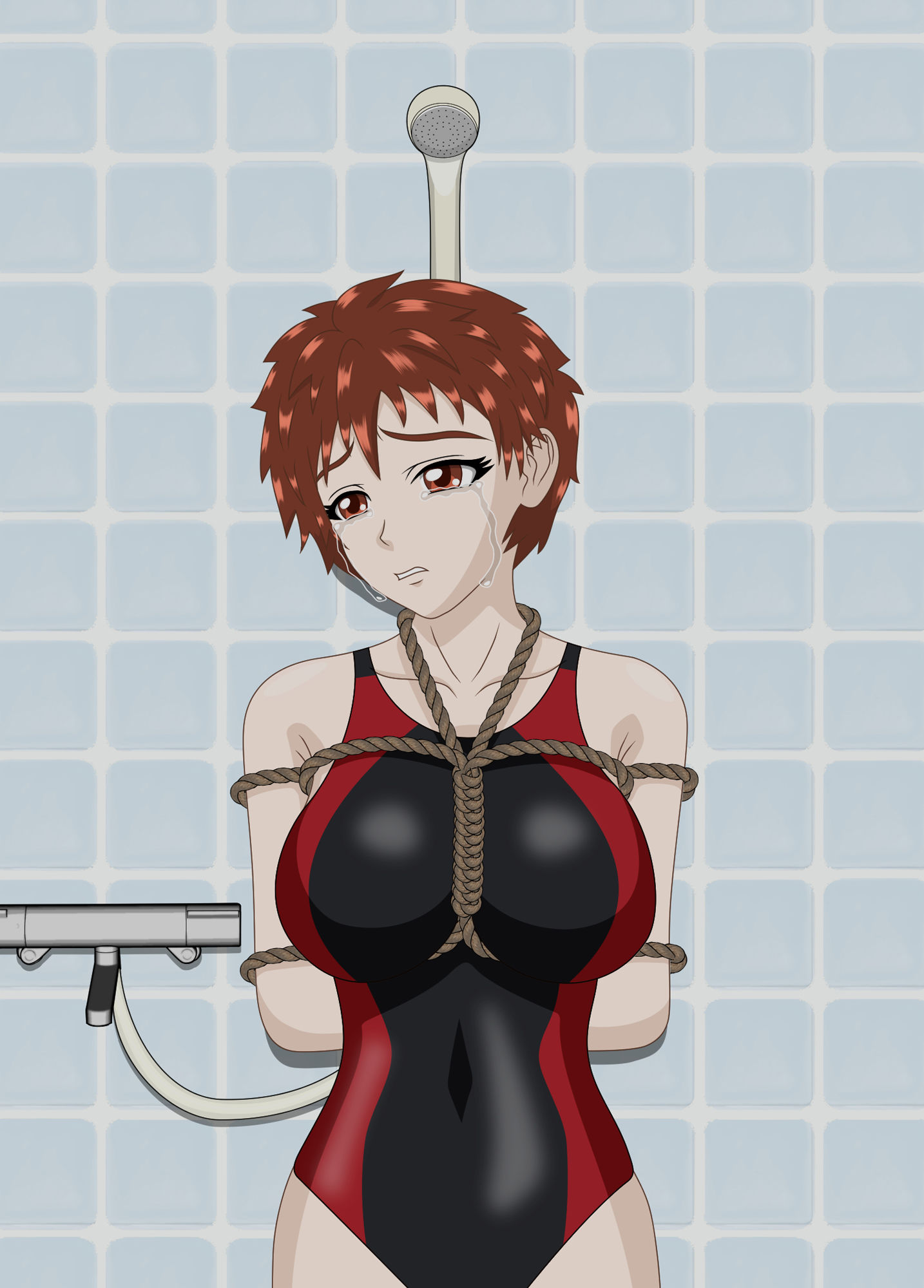 サンプル画像1:卑小で卑屈な奴らの卑劣で卑猥な行為 〜水泳部編 第二章〜(隠縁) [d_251684]