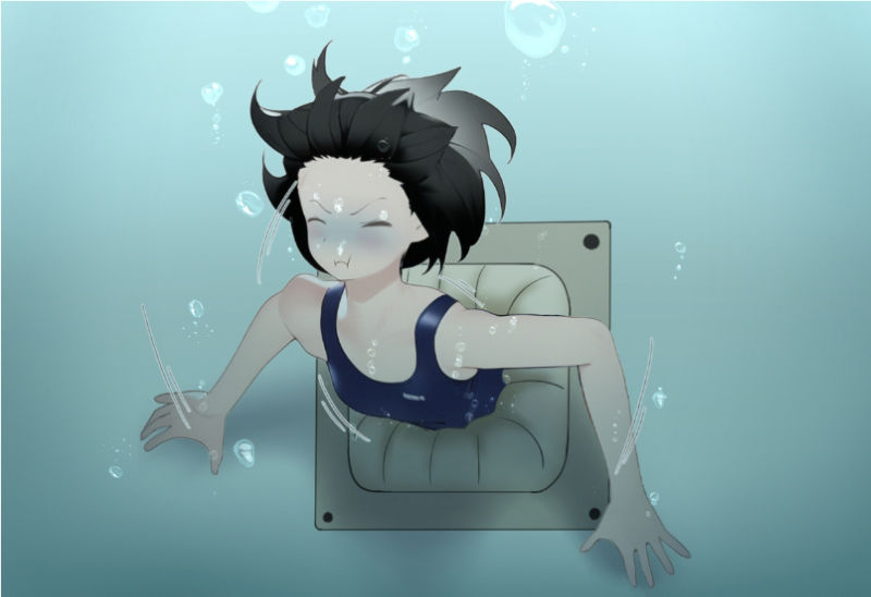 サンプル画像2:水責めイラスト集(別の部屋) [d_251898]