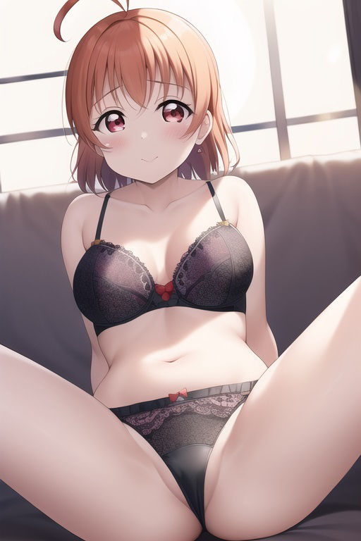 サンプル画像1:ラ○ライブ！サンシャイン！！CG集 高○千歌（黒下着） R-18あり(メンダコ) [d_251945]