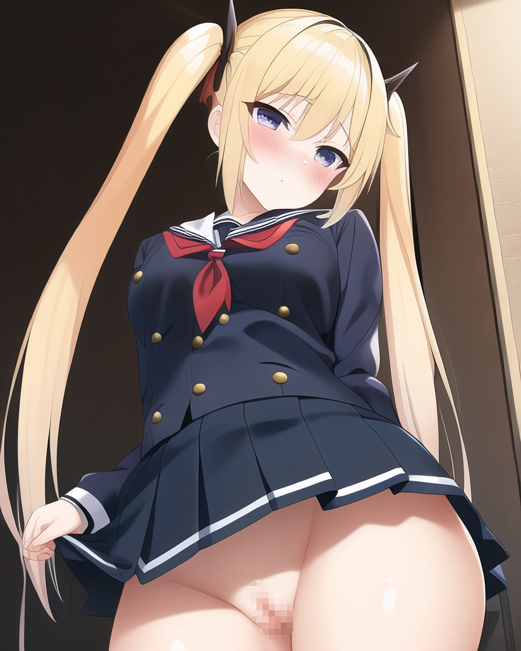 サンプル画像2:Auto Generated金髪あおはるJK(MMM) [d_252004]