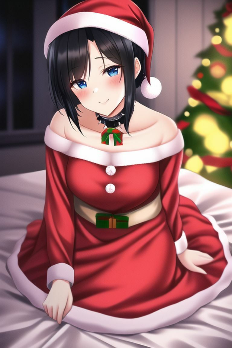 サンプル画像5:聖夜に泊まっていく女の子(催●スマホの淫魔) [d_252115]