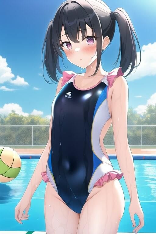 サンプル画像1:地雷系女子の水着イラスト集(夢海ルナ) [d_252358]