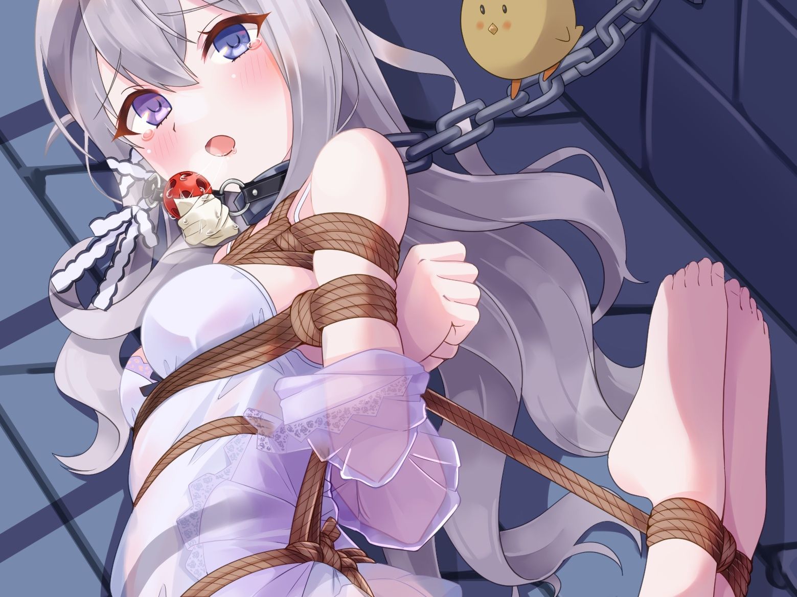 サンプル画像3:着衣緊縛CG集 なわのかなた 2022B(村雲茶屋) [d_252472]