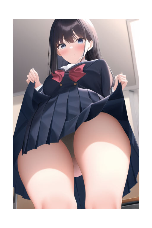 サンプル画像1:JKパンチラCG集(VV) [d_253210]