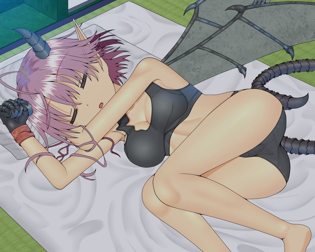 サンプル画像1:夜のインプは格上種族を下に見る(春色の空) [d_253267]