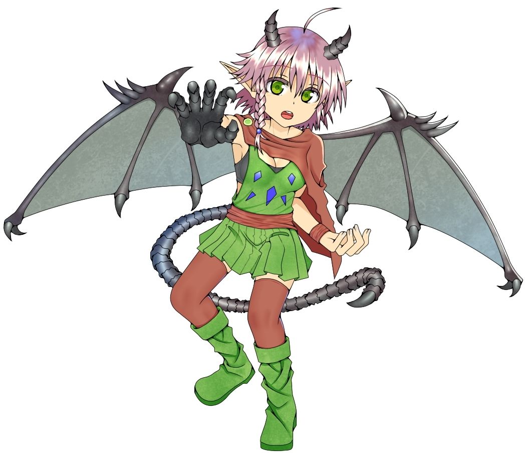 サンプル画像3:夜のインプは格上種族を下に見る(春色の空) [d_253267]