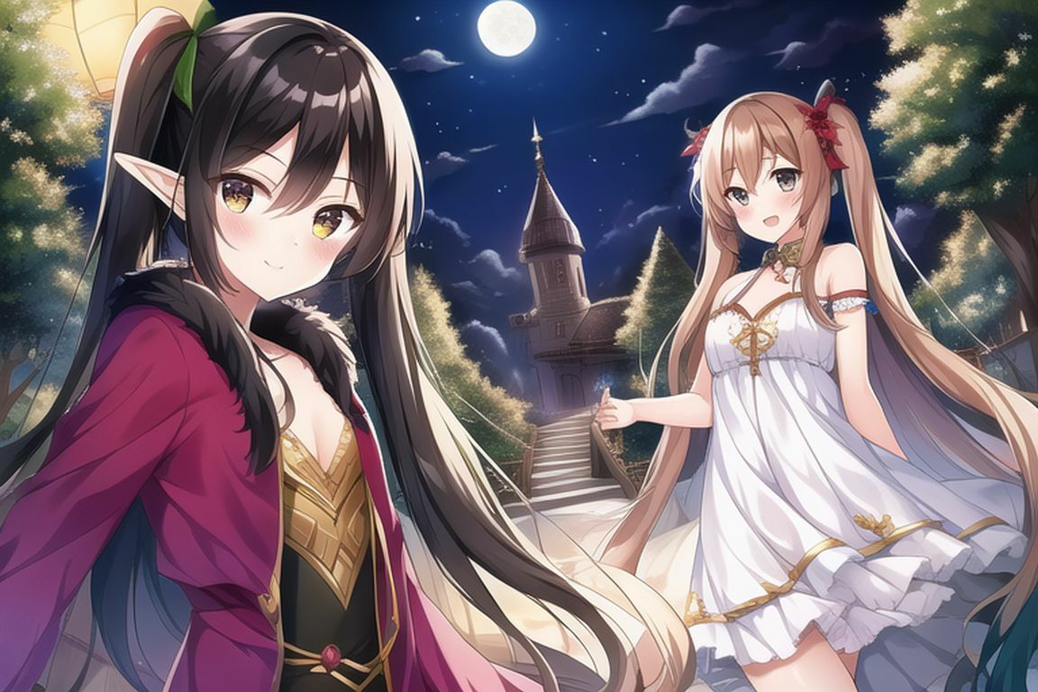 サンプル画像6:ハイエルフの郷は百合の園(催●スマホの淫魔) [d_253271]