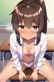 サンプル画像3:教室でHなことしちゃう制服女子 – 褐色少女との思い出 Vol.5(ゆでたにぼし) [d_253454]