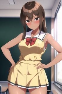 サンプル画像6:教室でHなことしちゃう制服女子 – 褐色少女との思い出 Vol.5(ゆでたにぼし) [d_253454]