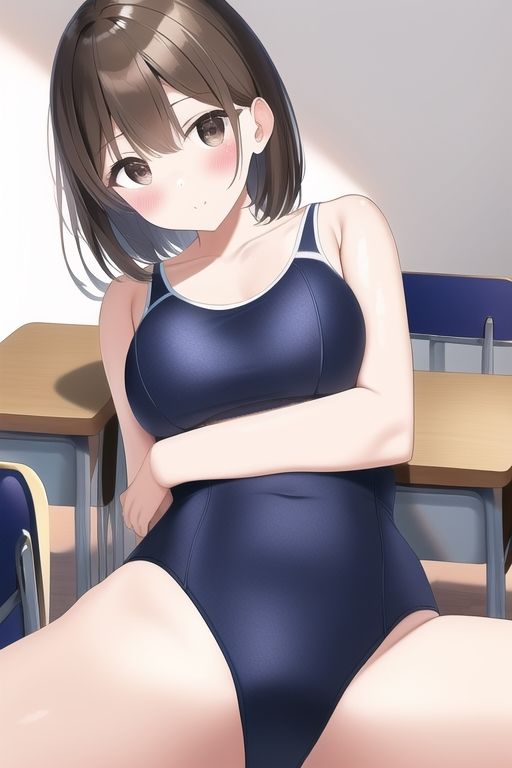 サンプル画像1:アイドル級茶髪美女スクール水着詰め合わせ(白雪くるみ) [d_253542]