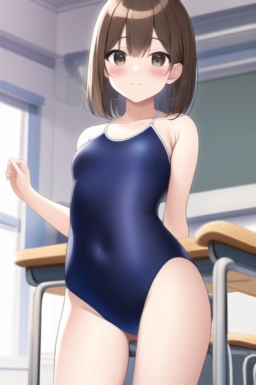 サンプル画像3:アイドル級茶髪美女スクール水着詰め合わせ(白雪くるみ) [d_253542]