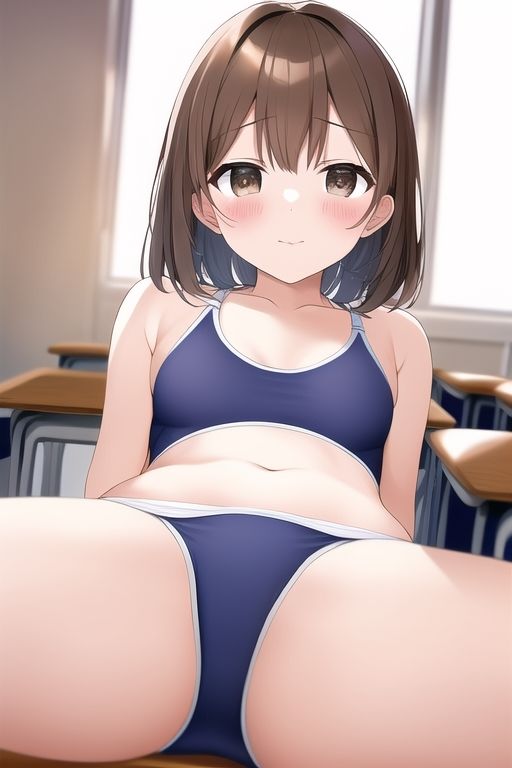 サンプル画像4:アイドル級茶髪美女スクール水着詰め合わせ(白雪くるみ) [d_253542]