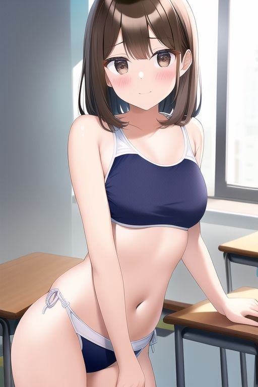 サンプル画像5:アイドル級茶髪美女スクール水着詰め合わせ(白雪くるみ) [d_253542]