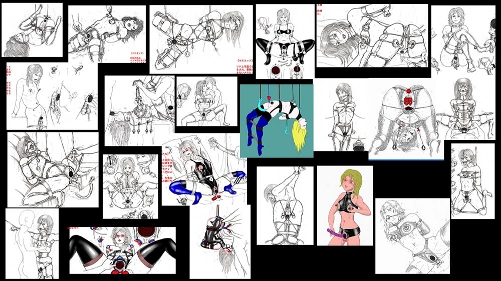 サンプル画像1:都魔子背徳SMイラスト素描・原案集第7集 「去勢刑」切断編(都魔子/Tomasu) [d_253552]