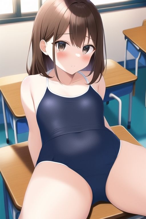 サンプル画像2:アイドル級茶髪美女スクール水着詰め合わせVol.2(白雪くるみ) [d_253573]