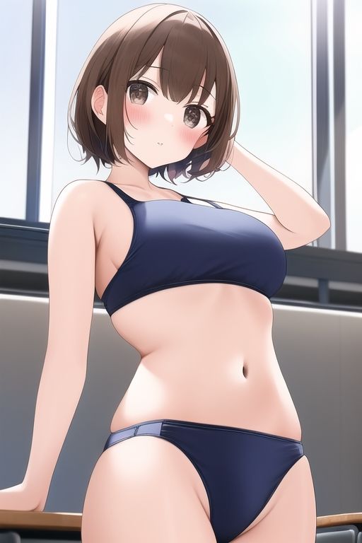 サンプル画像3:アイドル級茶髪美女スクール水着詰め合わせVol.2(白雪くるみ) [d_253573]