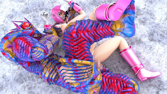 サンプル画像2:【戦隊マスク全裸凌●】追撃のギャブル将軍(四次元少女ネオス) [d_253583]