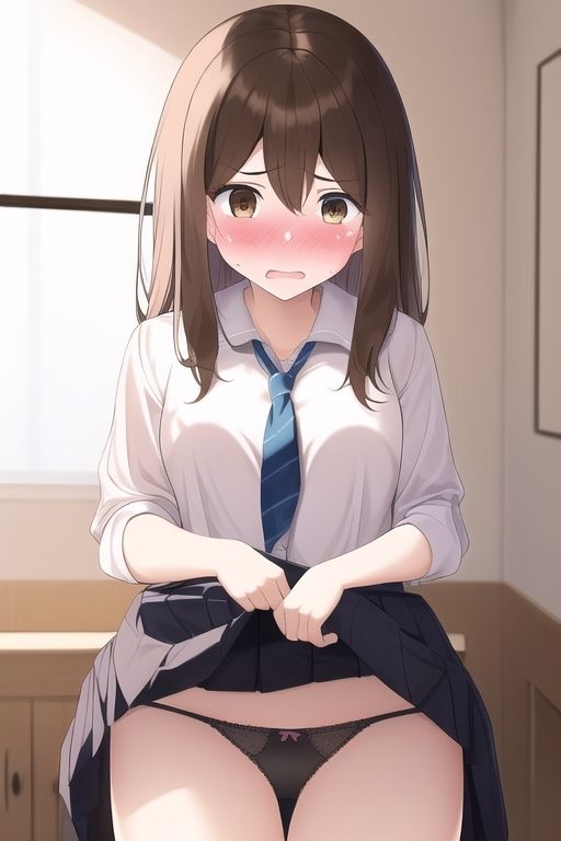 サンプル画像3:アイドル級茶髪美女、校内羞恥プレイ詰め合わせ(白雪くるみ) [d_253642]