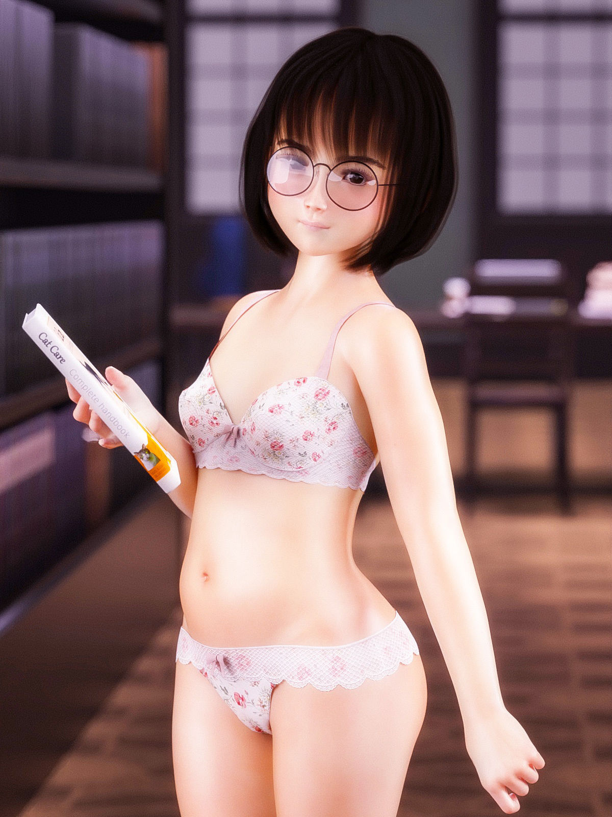 サンプル画像1:文学少女と変態紳士(かすみんティー) [d_253722]