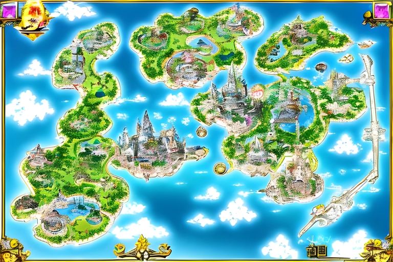 画像素材集「ファンタジーマップ・イメージコレクション」のサンプル画像 6