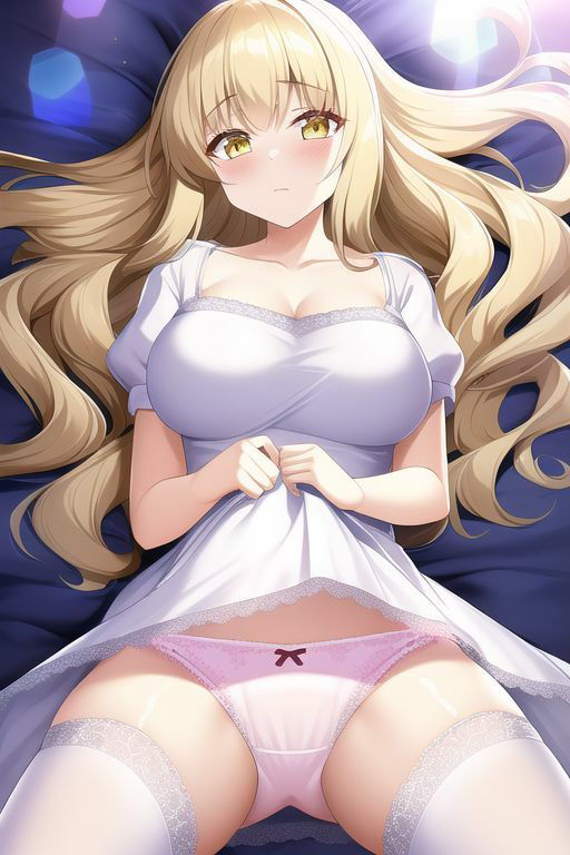 サンプル画像1:金髪女子の下着イラスト集(五本木ポメ) [d_253924]