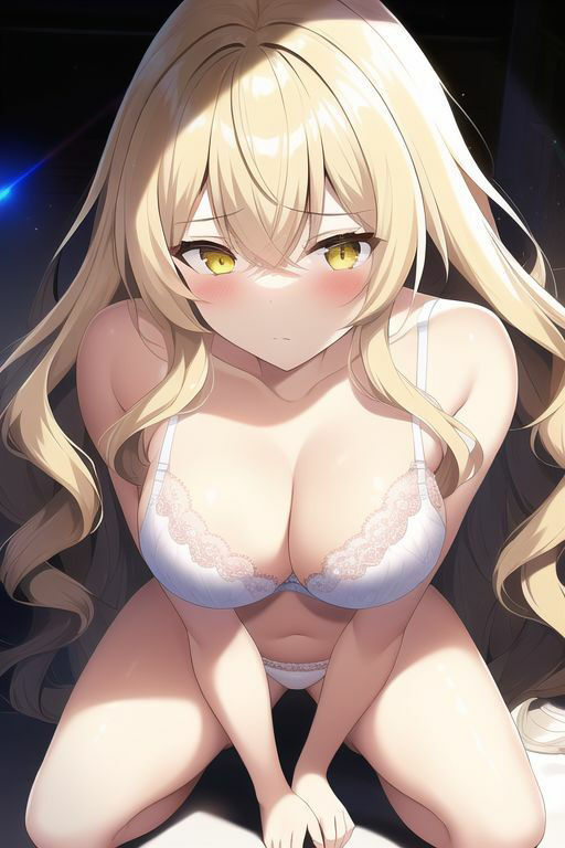 金髪女子の下着イラスト集のサンプル画像 6
