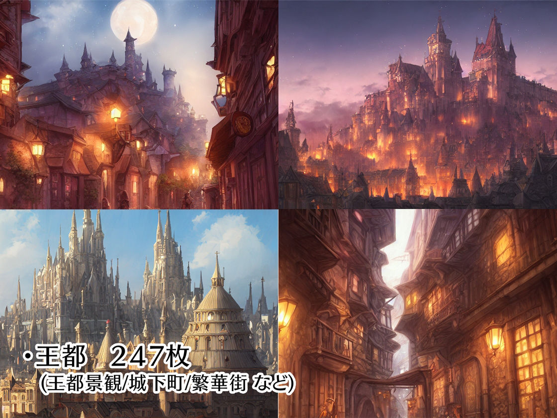 サンプル画像1:著作権フリー背景美術素材集 BGArt 02 「幻想世界」(グランドゼロ) [d_253932]