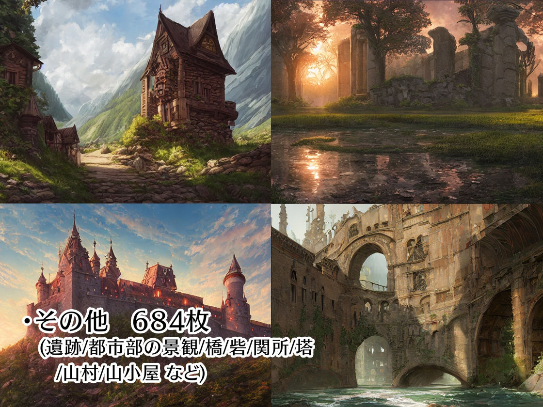 サンプル画像6:著作権フリー背景美術素材集 BGArt 02 「幻想世界」(グランドゼロ) [d_253932]