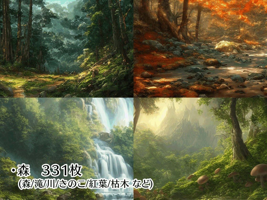 サンプル画像2:著作権フリー背景美術素材集 BGArt 03 「自然編」(グランドゼロ) [d_253934]