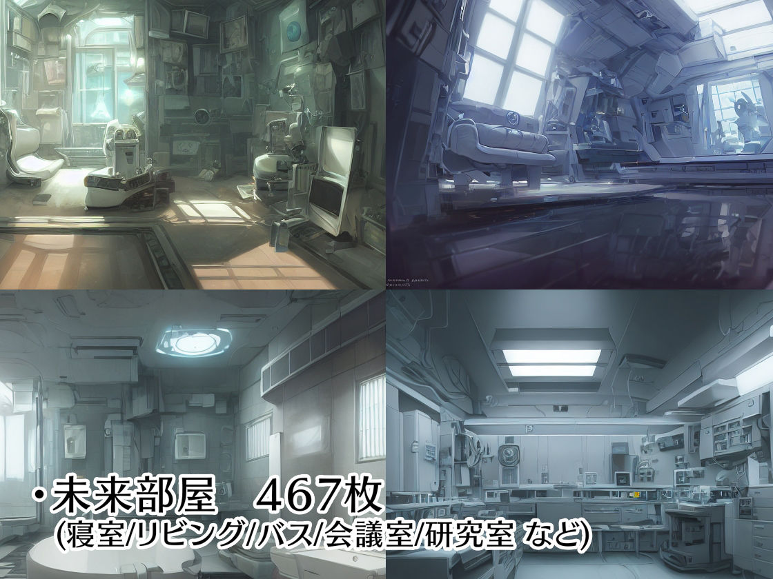 サンプル画像2:著作権フリー背景美術素材集 BGArt 04 「Sci-Fi編」(グランドゼロ) [d_253935]