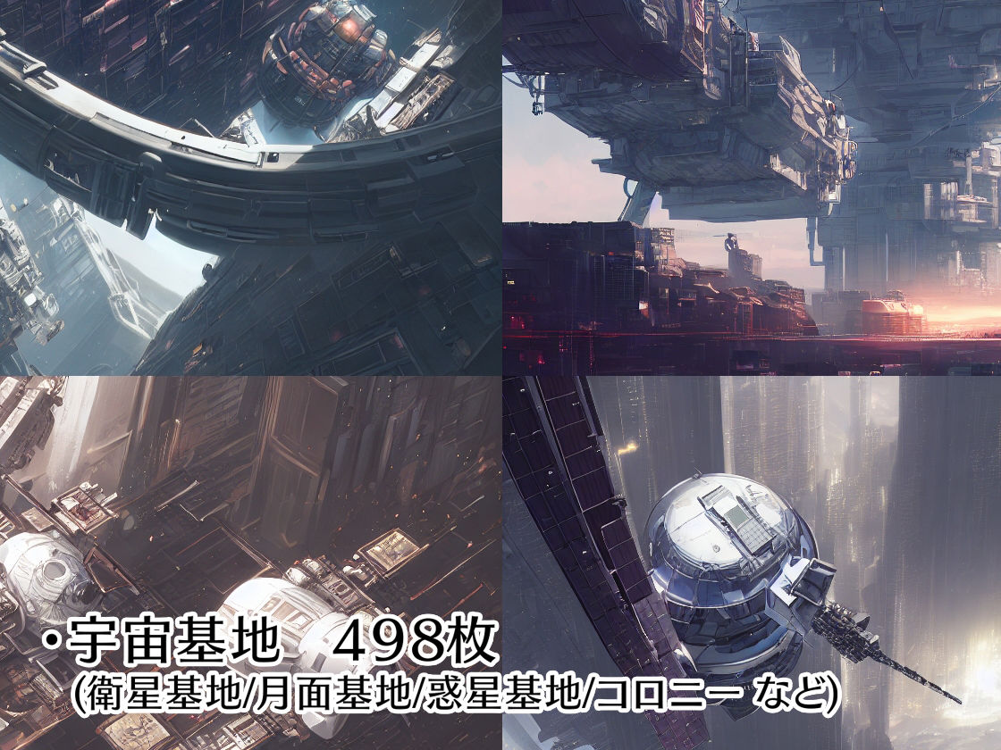 サンプル画像4:著作権フリー背景美術素材集 BGArt 04 「Sci-Fi編」(グランドゼロ) [d_253935]