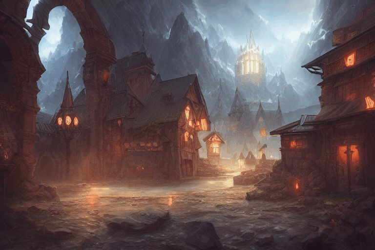 サンプル画像1:著作権フリー背景美術素材集 BGArt 05 「幻想世界II」(グランドゼロ) [d_253938]