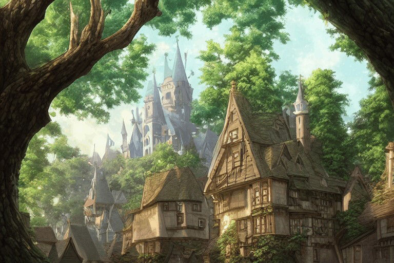 サンプル画像4:著作権フリー背景美術素材集 BGArt 05 「幻想世界II」(グランドゼロ) [d_253938]