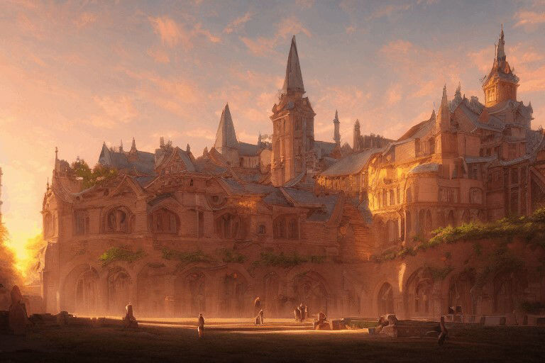 サンプル画像5:著作権フリー背景美術素材集 BGArt 05 「幻想世界II」(グランドゼロ) [d_253938]