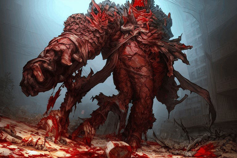 サンプル画像2:著作権フリー背景美術素材集 BGArt 06 「ホラー編」(グランドゼロ) [d_253940]