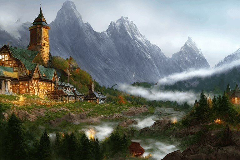 サンプル画像1:著作権フリー背景美術素材集 BGArt 08 「幻想世界III」(グランドゼロ) [d_253943]