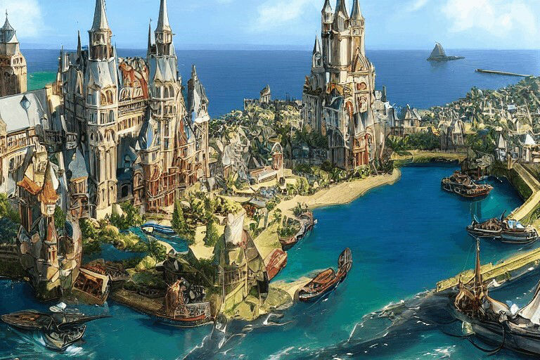 サンプル画像4:著作権フリー背景美術素材集 BGArt 08 「幻想世界III」(グランドゼロ) [d_253943]