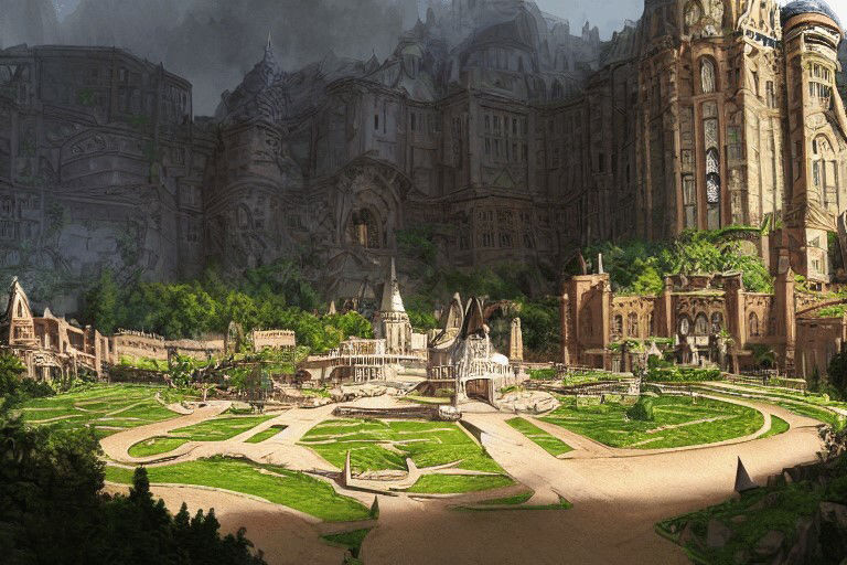 サンプル画像5:著作権フリー背景美術素材集 BGArt 08 「幻想世界III」(グランドゼロ) [d_253943]