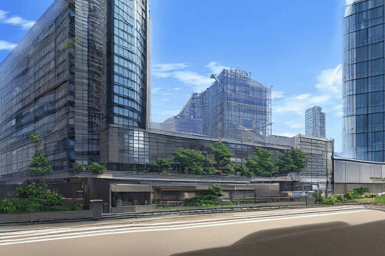 サンプル画像2:著作権フリー背景美術素材集 BGArt 09 「現代編II」(グランドゼロ) [d_253944]