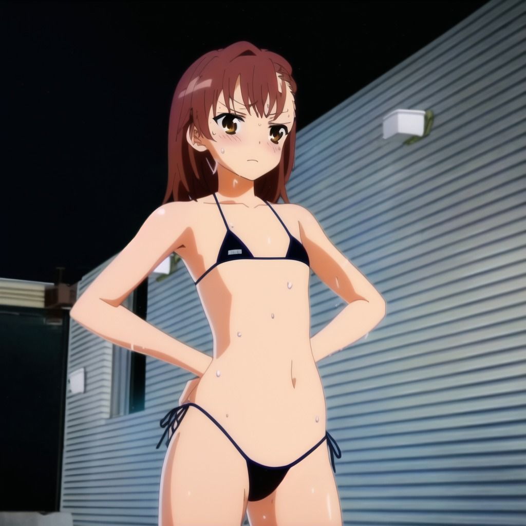 サンプル画像2:とあるレベル5の競泳水着(あるパラ) [d_254224]