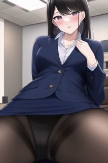 サンプル画像2:OLがオフィスでねっとりフェラ(ゆでたにぼし) [d_254232]