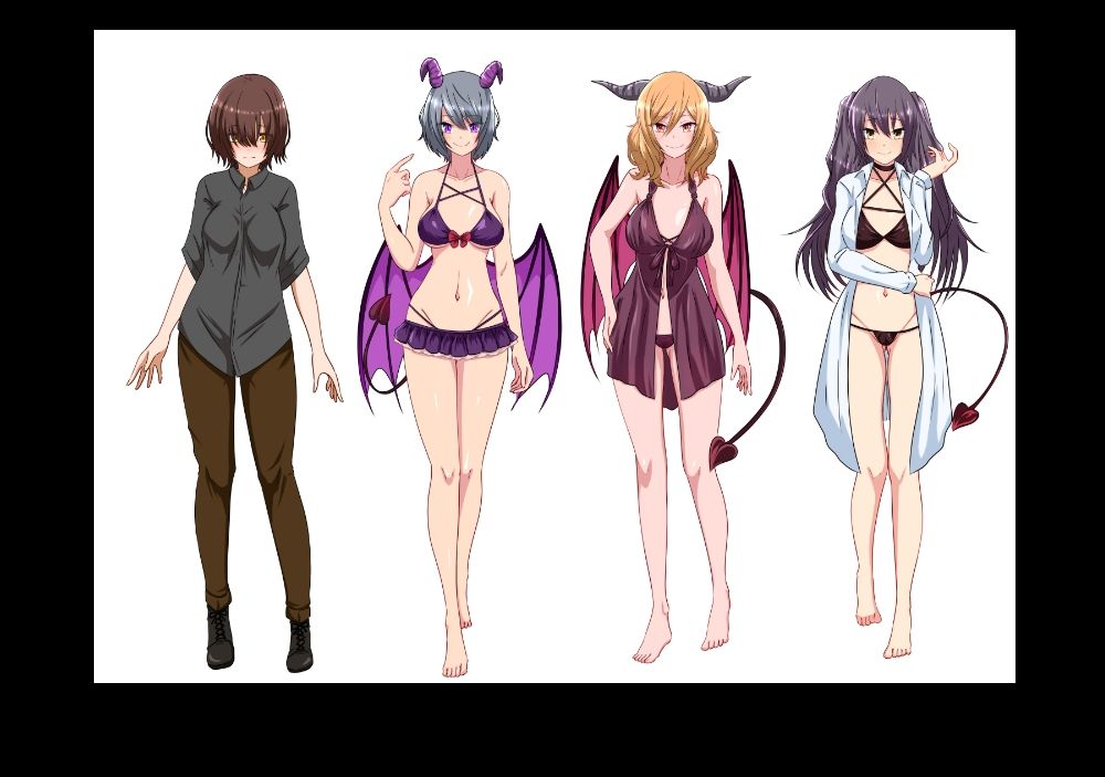 サンプル画像5:女好きのサキュバスが魔法薬で男を女にする(まくら) [d_254268]