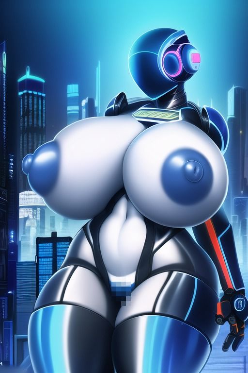 サンプル画像5:サイバーパンクな世界に住む下品なロボット達(性癖カメレオン) [d_254406]