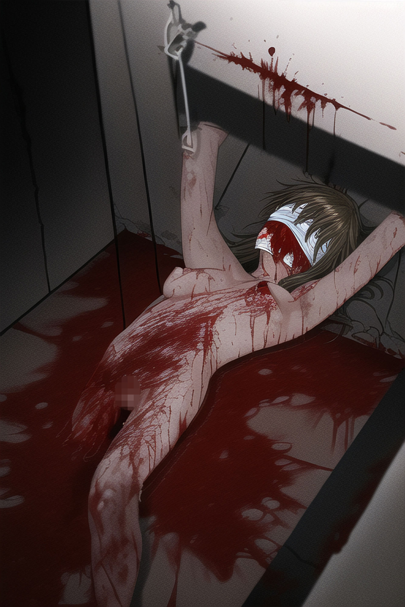 サンプル画像4:血に塗れた少女たち 拘束編(晩餐ニート) [d_254640]