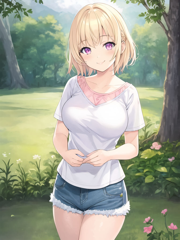 サンプル画像2:幼馴染の金髪ギャルとバニーガール撮影会(からくりや) [d_254695]