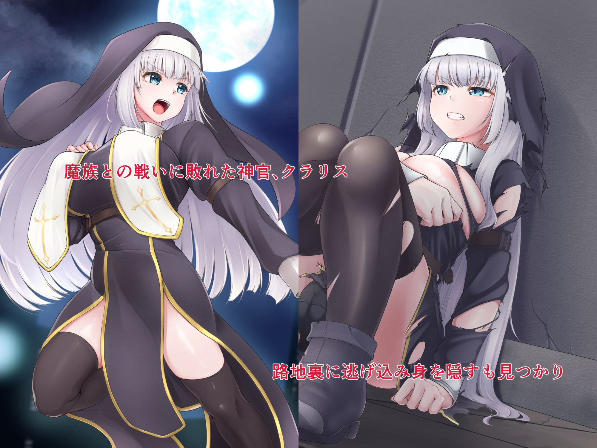 サンプル画像1:淫魔の奴●〜恥辱にまみれた神官(幻想の夢) [d_254875]