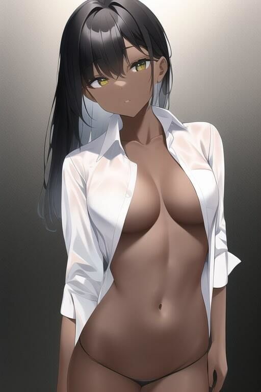 サンプル画像2:「健全な」黒ギャル(歪) [d_254992]